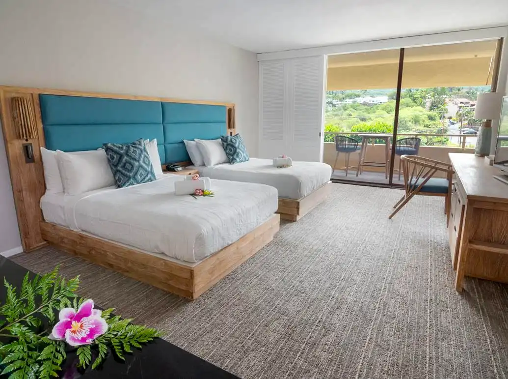 Die Zimmer des Royal Kona Resorts bieten optimale Erholung nach den Trainingseinheiten für den Ironman Hawaii.