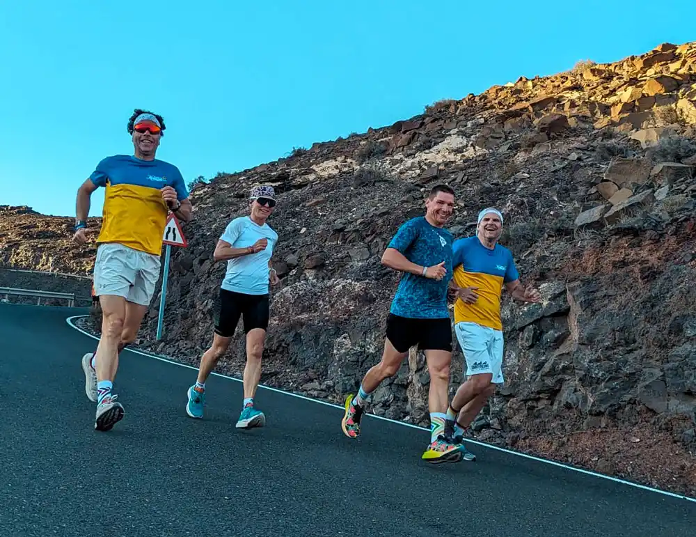 Lauftraining mit Daniel Unger in den Triathlon-Camps von Hannes Hawaii Tours.