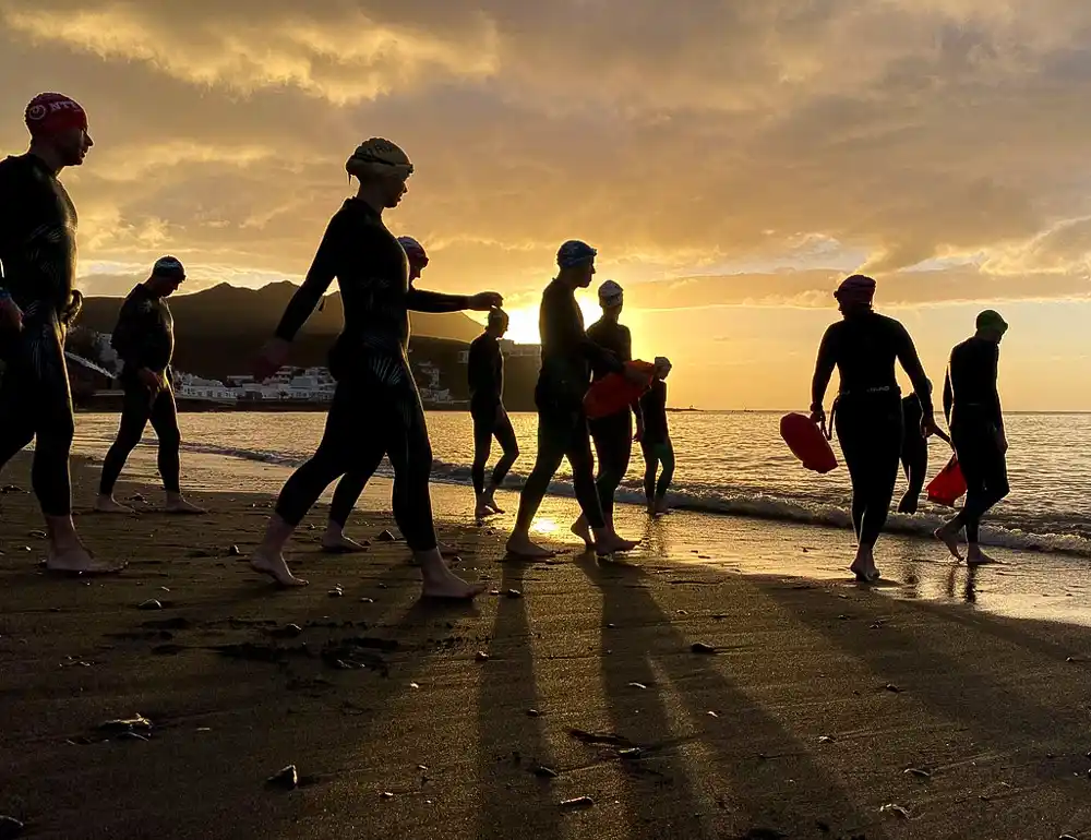 Schwimmtraining in den Triathlon-Camps von Hannes Hawaii Tours.